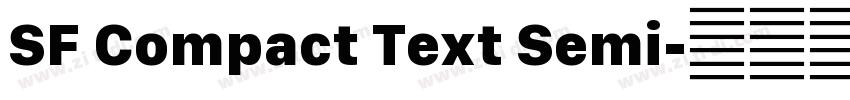 SF Compact Text Semi字体转换